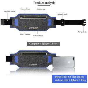 Planet Gates Blue Color Running Bag Men Women Running Belt Fanny Pack Waist Bag 4 Colors Waterproof Outdoor Sport Gym Fitness Run Bag Accessories