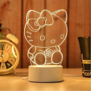 Planet Gates Blue Creative USB desk lamp 3D night light Moonlight 3D phantom lighting table lamp