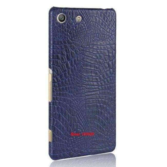 Planet Gates Black Crocodile Snake Pattern Hard PC PU Leather Leathe Lether Phone accessories Back Etui Coque Case For Sony Xperia M5 Cheap