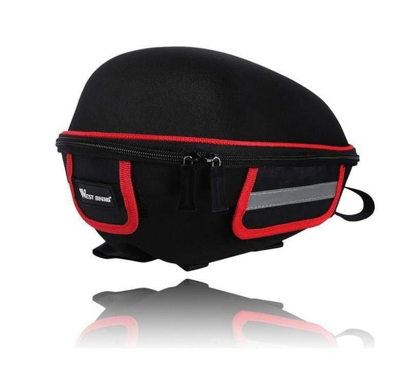Planet Gates blue Cycling Bag Bike Rear Bag Reflective Waterproof Rain Cover Mountain Bike Cycling Tail Extending Saddle Bicycle Bag