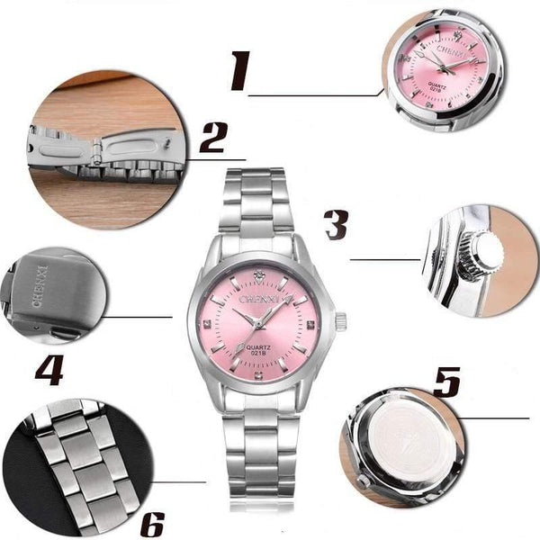 Planet Gates Blue Dial Luxury Women's Casual watches waterproof watch women fashion Dress Rhinestone watch