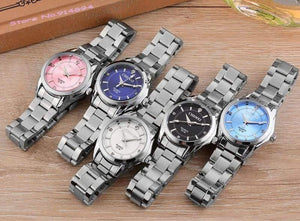 Planet Gates Blue Dial Luxury Women's Casual watches waterproof watch women fashion Dress Rhinestone watch