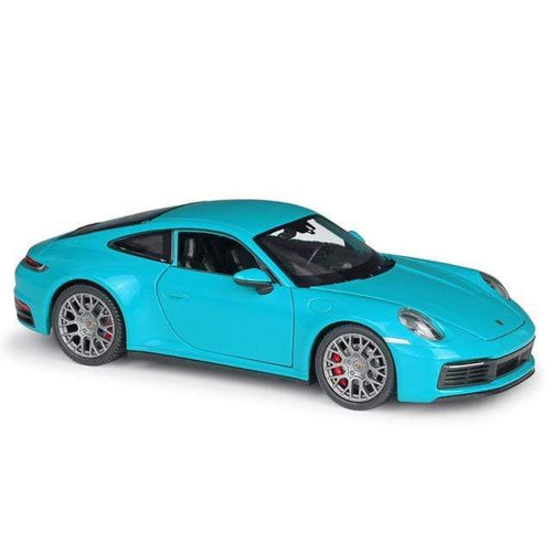 Planet Gates Blue Diecast 1:24 Car Porsche 911 Carrera 4S Simulator Toy Sports Car Model Car Alloy Metal Toy Car For Childen Gift Collection