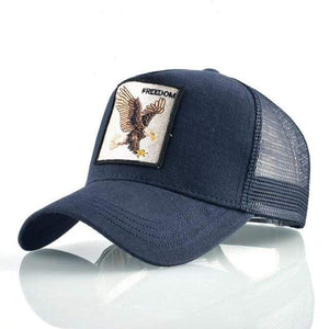Planet Gates Blue  Eagle Animals Embroidery Baseball Caps Men Women Snapback Hip Hop Hat Summer Breathable Mesh Sun Gorras Unisex Streetwear Bone