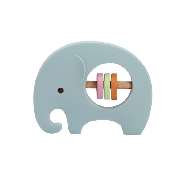 Planet Gates Blue elephant 1PCS Baby Silicone Rattle Koala Toys Baby Teether Play Gym Montessori Food Grade Stroller Bed Bell Pacifier Educational Baby Ite