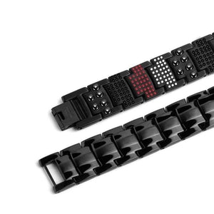 Planet Gates Blue Energy Stones Health Energy Bracelet Bangle for Arthritis Negative 4000 Ion Tourmaline Bracelet Balance Band Fashion 2019