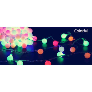 Planet Gates Blue / EU Plug Coversage 6M 40 Led Christmas Tree Garland String Xmas Decoration Outdoor Ball Curtain Navidad Curtain Fairy Holiday Lights