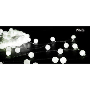 Planet Gates Blue / EU Plug Coversage 6M 40 Led Christmas Tree Garland String Xmas Decoration Outdoor Ball Curtain Navidad Curtain Fairy Holiday Lights