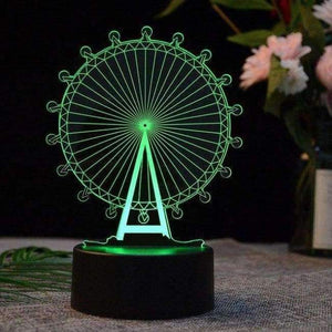 Planet Gates Blue / EU Plug Creative decorative night light 3d new led table lamp Fashion styling gift night light