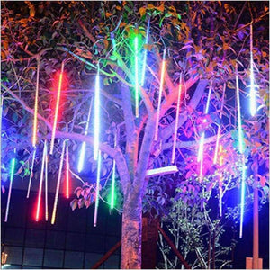 Planet Gates Modrá / EU zástrčka Z20 Meteor Light Venkovní vodotěsné LED technické dekorativní světla Lucerna dutá oboustranná světla meteorického roje