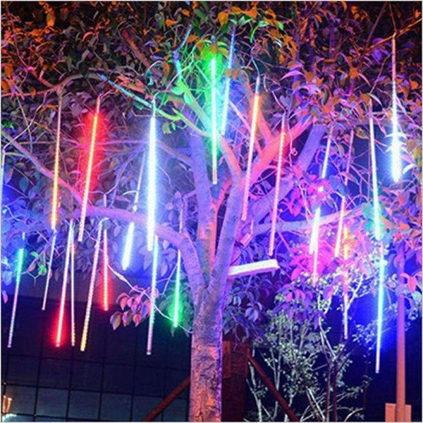 Planet Gates Modrá / EU zástrčka Z20 Meteor Light Venkovní vodotěsné LED technické dekorativní světla Lucerna dutá oboustranná světla meteorického roje