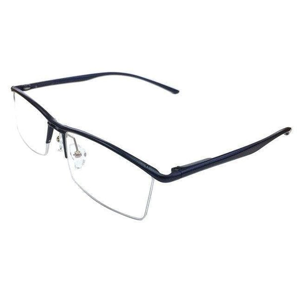 Planet Gates Blue Eyeglasses Optical Glasses Frame for Men Eyewear Prescription Semi-Rimless Spectacles Half Rim