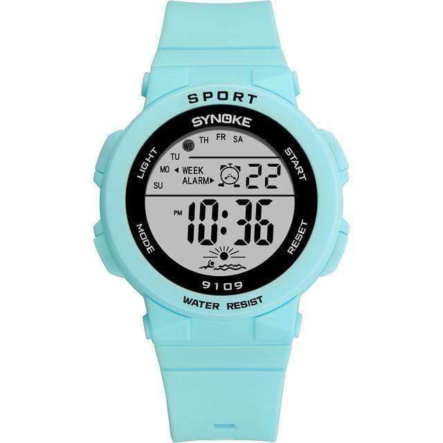 Planet Gates Fashion Kids Students Watches 5Bar Waterproof Children Women Digital LED Alarm Date Casual Electronic Sports Wrist Watch