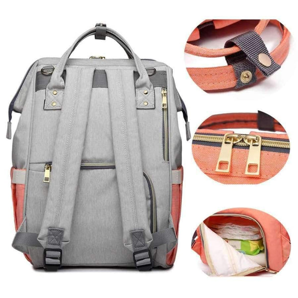 Planet Gates Blue Fashion Striped Maternity Nappy Bag Large Capacity Baby Bag Bolsa Maternidade Designer Nursing Bag For Mother Baby Diaper