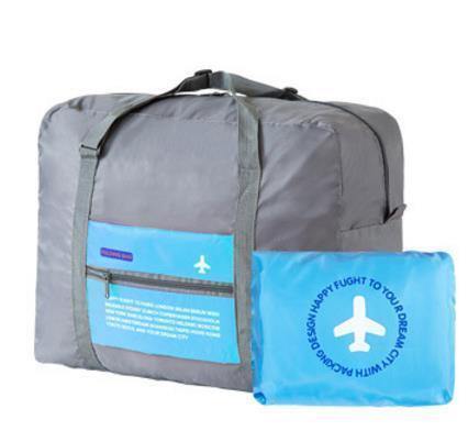 Planet Gates Blue Fashion WaterProof Travel Bag Large Capacity Bag Women nylon Folding Bag Unisex Luggage Travel Handbags