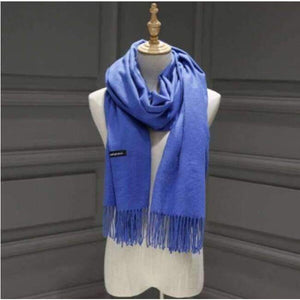Planet Gates Blue Female Male Canada Wool Cashmere Scarf Pashmina Tassels Women Wrap Warm Luxury Brand Scarf Unisex Men SCARF
