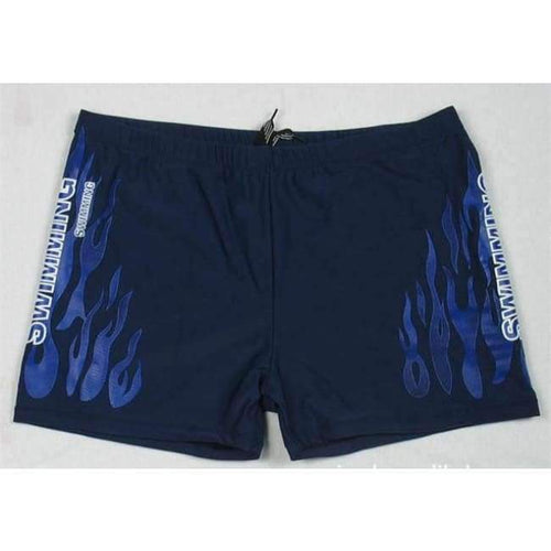 Planet Gates blue fire / XL Men's Man Swimwear Swimsuits Swimming Boxer Shorts Sports Suits Surf Board Shorts Trunks Men Swim Suits Summer