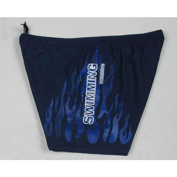 Planet Gates blue fire / XL Men's Man Swimwear Swimsuits Swimming Boxer Shorts Sports Suits Surf Board Shorts Trunks Men Swim Suits Summer