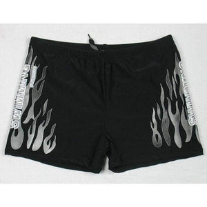 Planet Gates blue fire / XL Men's Man Swimwear Swimsuits Swimming Boxer Shorts Sports Suits Surf Board Shorts Trunks Men Swim Suits Summer