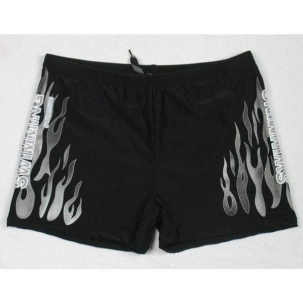 Planet Gates blue fire / XL Men's Man Swimwear Swimsuits Swimming Boxer Shorts Sports Suits Surf Board Shorts Trunks Men Swim Suits Summer