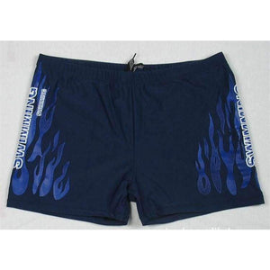 Planet Gates blue fire / XL Men's Man Swimwear Swimsuits Swimming Boxer Shorts Sports Suits Surf Board Shorts Trunks Men Swim Suits Summer