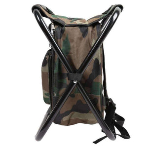 Planet Gates Blue Fishing Chair Portable Fishing Stool Camping Chair Seat with Ice Pack Insulation Bag for Outdoor Sports Fishing Hiking