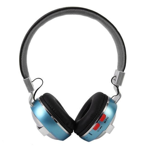 Planet Gates Blue Foldable Bluetooth V4.1 Headphone Stereo Headset Microphone Noise Canceling Wireless Headset For Tablet Mobile Phone