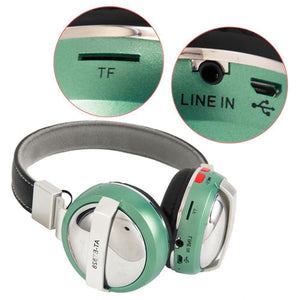 Planet Gates Blue Foldable Bluetooth V4.1 Headphone Stereo Headset Microphone Noise Canceling Wireless Headset For Tablet Mobile Phone