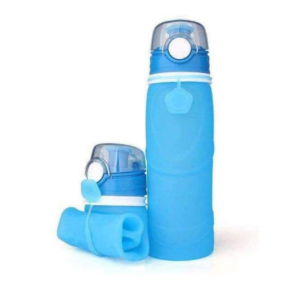 Planet Gates Blue Folding Cups Outdoor Bicycle Water Bottle Large Capacity Sport Bottle Accessories for Bicycle