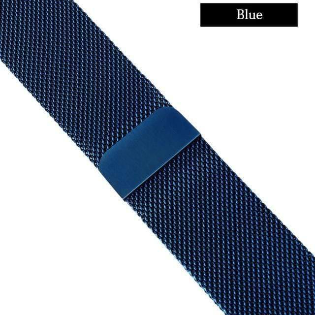 Planet Gates Watch Strap For Apple Watch Band 44mm 40mm 42mm 38mm Series 4/3/2/1 iWatch Stainless Steel Woven watchband