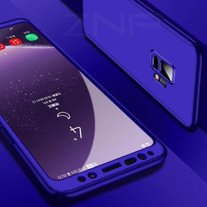 Planet Gates Blue / For Galaxy S7 ZNP 360 Degree Shockproof Phone Case For Samsung Galaxy S9 S8 Plus Note 8 9 Cover Shell For Samsung S7 Edge S8 Protection Cases