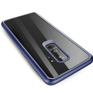 Planet Gates blue / for Galaxy S9 ROCK Slim Transparent Case for Galaxy S9 S9 Plus,Premium TPU+PC Anti-knock Phone Case for Samsung Galaxy S9 S9+