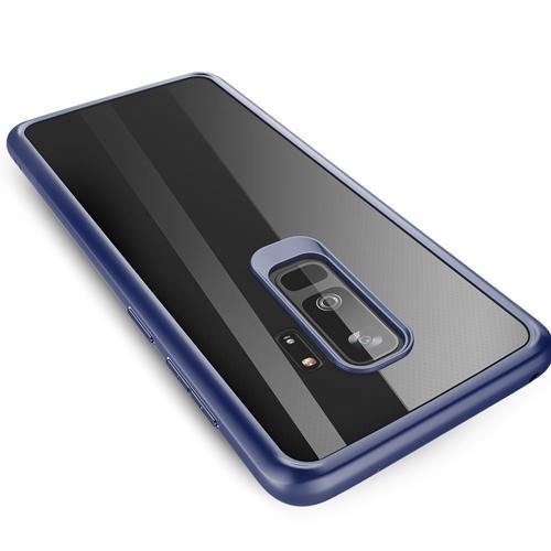Planet Gates blue / for Galaxy S9 ROCK Slim Transparent Case for Galaxy S9 S9 Plus,Premium TPU+PC Anti-knock Phone Case for Samsung Galaxy S9 S9+