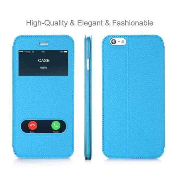 Planet Gates Blue / For iPhone 6 Case For Apple iPhone 6 Plus & iPhone 6S Plus Luxury PU Leather Flip Wallet Case Covers With Stand Capa Phone Cases Brands
