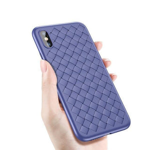 Planet Gates Blue / For iPhone X Baseus Luxury Grid Pattern Case For iPhone X Cases Ultra Thin Soft Silicone Protective Case For iPhoneX Cover Matte Coque Funda