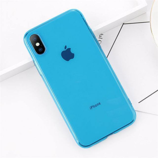 USLION Clear TPU Silicone Case For iPhone X 8 Plus Ultra Thin Transparent Back Cover for iPhone 7 6 6S Plus Soft Phone Cases - Planet Gates