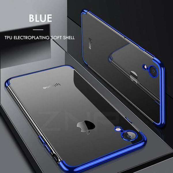 ZNP Luxury Slim Silicone Cover Case For iPhone X XS Max XR Cases Soft TPU Plating Phone Case For iPhone X XR XS Max Case Shell - Planet Gates
