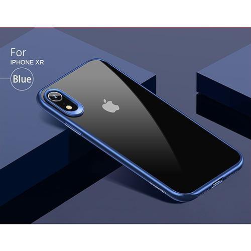 Planet Gates Blue for iPhone XR / PC + TPU Newest USAMS Mobile Phone Case For iPhone XR XS XS MAX Case Cover Full Protective TPU PC Transparent Back Shell for iPhone Apple