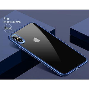Planet Gates Blue for iPhone XSM / PC + TPU Newest USAMS Mobile Phone Case For iPhone XR XS XS MAX Case Cover Full Protective TPU PC Transparent Back Shell for iPhone Apple