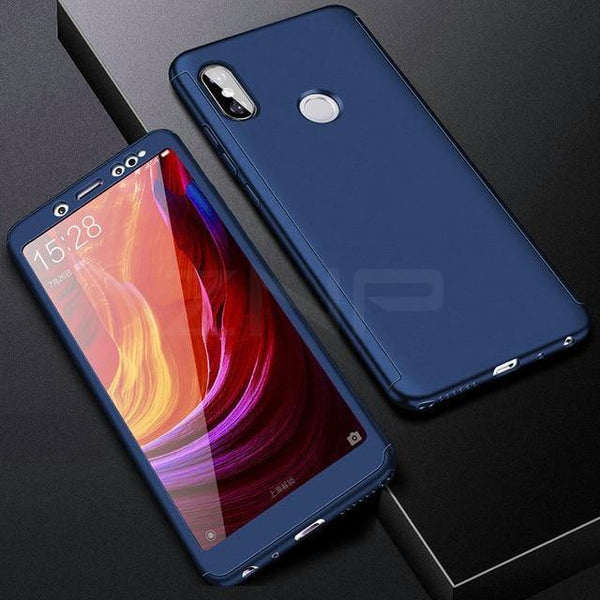Planet Gates Blue / For Redmi 4X ZNP 360 Protective Full Cover Phone Case For Xiaomi Redmi Note 5 6 Pro 5A S2 4X Case For Redmi 5A 6A 6 Pro 5 Plus With Glass
