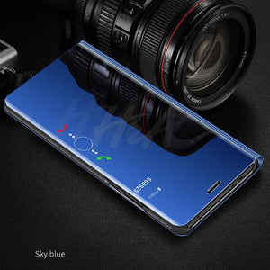 Planet Gates Blue / For Redmi 5 H&A Smart Mirror Flip Stand Phone Case For Xiaomi Mi 6X 6 8 SE A1 Note 3 Cover For For Redmi 4A Note 4 4X 6 5A 5 Plus Stand Case