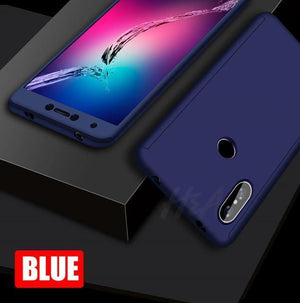 Planet Gates Blue / For Redmi 6 H&A 360 Full Protective Phone Case For Xiaomi Redmi 6 6A S2 Anti-knock Full Cover For Xiaomi Redmi S2 6 6A Cases With Glass Film