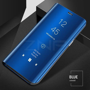 Planet Gates Blue / For S7 ZNP Smart Mirror Flip Phone Case For Samsung Galaxy S9 S8 S7 S6 Edge Plus A3 A5 A7 J3 J5 J7 2017 Stand Cover For Note 8 A8 Cases