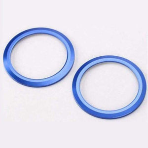 Planet Gates Blue For Suzuki Jimny 2007 To 2015 Car Air Conditioning Vent Cover Aluminium Decoration Trim Round Sticker Interior Accessories 2pcs