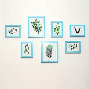 Planet Gates blue frame 7 Pcs Classic Photo Frame For Wall Hanging Picture Frame Photo 7 10 Inch Wall Art Wedding Couple Recommendation Pictures Frames