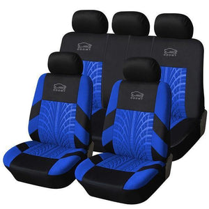 Planet Gates Blue / France Universal Auto PU Leather Non-slip Car Seat Covers Auto Dustproof Protector Seat Case for Vehicle Cover Luxury