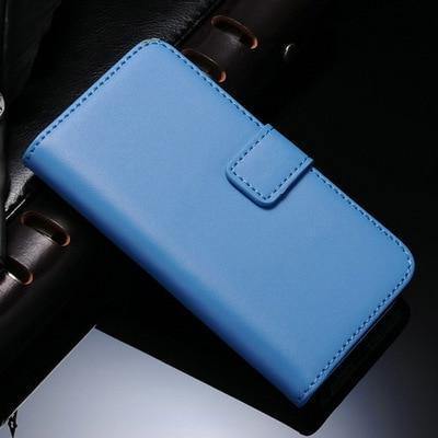 Planet Gates blue Genuine Leather Case for iPhone 5 5S SE Flip Wallet TOMKAS Stand Design with Card Slot Phone Case For iPhone 5S Cases Coque