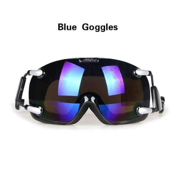 Planet Gates Blue Goggles Skateboard Ski Snowboard Helmet ski goggles Integrally-molded Ultralight Breathable Ski Helmet