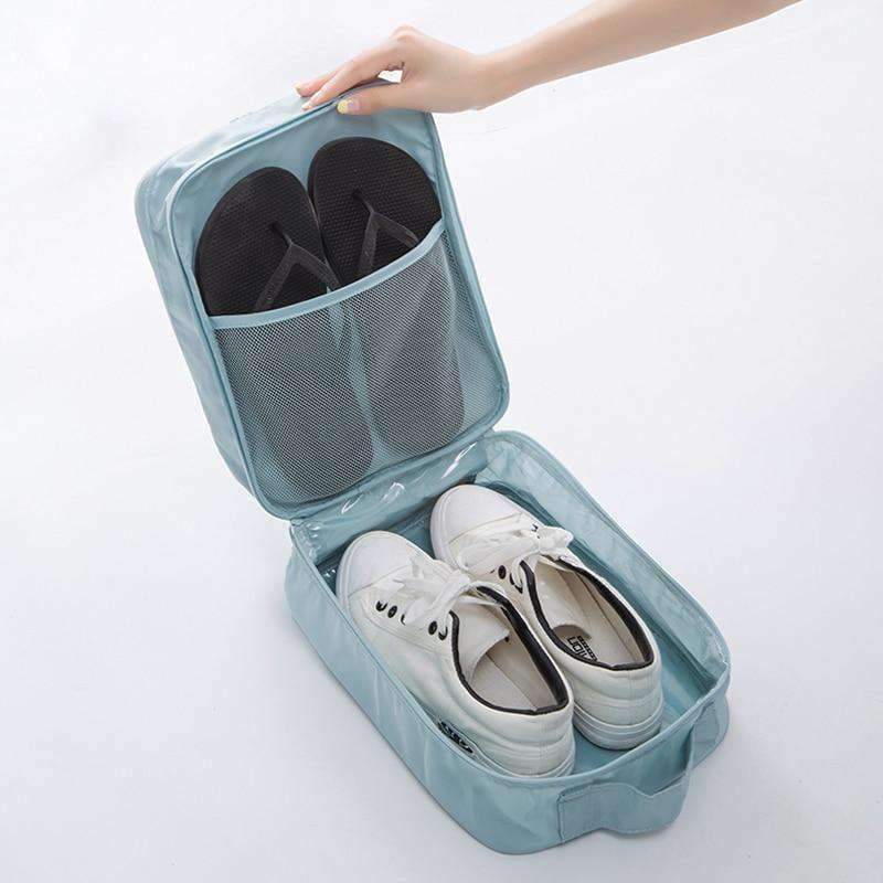 Planet Gates blue gray Convenient Travel Storage Bag 2018 New Waterproof Nylon 10 Colors Portable Organizer Bags 3 PCS Shoe Sorting Pouch multifunction