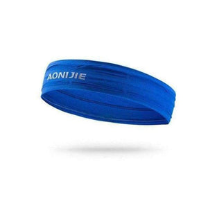 Planet Gates Blue Headband Sport Elastics Sweatband Anti Sweat Hairband Yoga Accessories Gym Fitness Tennis Running Fitness Headband